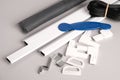 Kit for assembling mosquito net for windows