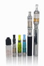 Kit for electronic cigarettes Royalty Free Stock Photo