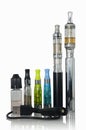 Kit for electronic cigarettes Royalty Free Stock Photo