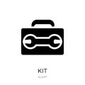 kit icon in trendy design style. kit icon isolated on white background. kit vector icon simple and modern flat symbol for web site Royalty Free Stock Photo