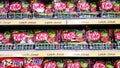 Kit kat on shelf Royalty Free Stock Photo