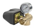 Kit for pressure regulation in pumping station. Pressure switch, manometer and multiway fitting R5.