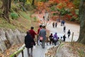 Kitano Tenmangu gardens Royalty Free Stock Photo