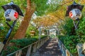 Kitano Tenmangu Shrine in Kobe Royalty Free Stock Photo