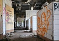 Kitchen in an abandoned restaurant