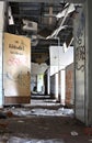 Kitchen in an abandoned restaurant