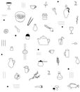 Kitchen accesories pattern