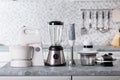 Kitchen Appliance On Worktop Royalty Free Stock Photo