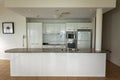 The kitchen area of a luxury apartment at a tourist resort Royalty Free Stock Photo