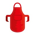 Kitchen bbq apron icon