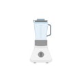 Kitchen blender for grinding food with glass bowl. Blender or mixer kitchen tool for cooking. Equipment for smoothie making.