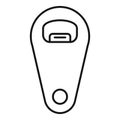 Kitchen bottle-opener icon, outline style Royalty Free Stock Photo