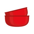 kitchen bowls pile empty icon