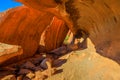 Uluru Kitchen Cave Royalty Free Stock Photo