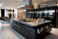 Kitchen central island luxury. Generate Ai