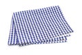 kitchen cloth (napkin) on white background Royalty Free Stock Photo