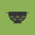 Kitchen Colander Strainer Icon