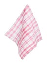 Kitchen cotton napkin of pink color, isolated Royalty Free Stock Photo