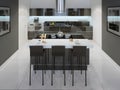 Kitchen dining room minimalist style