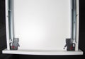 Kitchen drawer with full extension flush-mounted slides with Push to open system, close-up