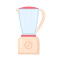 Kitchen electric blender, mixer. Smoothie maker. Royalty Free Stock Photo