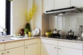 The kitchen of example room Royalty Free Stock Photo