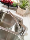 Kitchen faucet Royalty Free Stock Photo