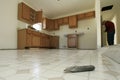 Kitchen Floor Installation Royalty Free Stock Photo