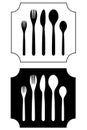 Kitchen fork knife spoon cutlery utensil silverware food