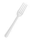 Kitchen fork vector symbol icon design.