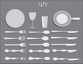 Kitchen Forks Spoons and Utensils Vector Pack