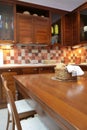 Kitchen furniture from mahogany