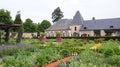 Kitchen garden of chateau Cheverny