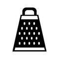 Kitchen grater isolated icon