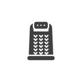 Kitchen grater vector icon