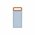 Kitchen hand grater vector illustration cartoon flat icon isolated on white background. Kitchenware and cooking utensils modern Royalty Free Stock Photo
