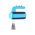 kitchen hand mixer cartoon vector illustration