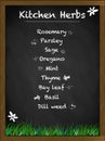 Kitchen herbs Royalty Free Stock Photo
