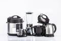 Kitchen Home Appliances - Different household appliances On Neutral Background Royalty Free Stock Photo