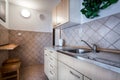 Kitchen in classic style decorated in beige