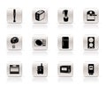 Kitchen and home equipment icons