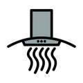 Kitchen Hood Icon Royalty Free Stock Photo