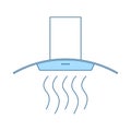 Kitchen Hood Icon Royalty Free Stock Photo