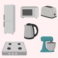Kitchen and house appliances.