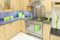 Kitchen interior Royalty Free Stock Photo