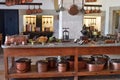 Kitchen interior in the Pena Palace in Sintra, Portugal Royalty Free Stock Photo