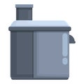 Kitchen juicer icon cartoon . Modern processor