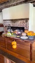 The kitchen at the Kingsley Estate at the Timucuan Ecological National Park in Jacksonville, Florida USA