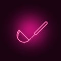 Kitchen ladle neon icon. Elements of Kitchen set. Simple icon for websites, web design, mobile app, info graphics