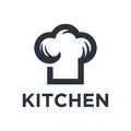 Kitchen logo vector, with modern classic style